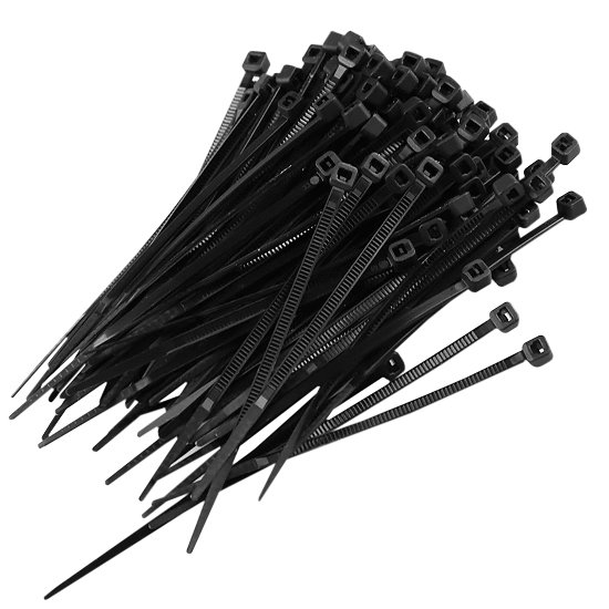 Abracadeira Preta de 2,5 x 80mm com 100 Peças WESTERN-225-1