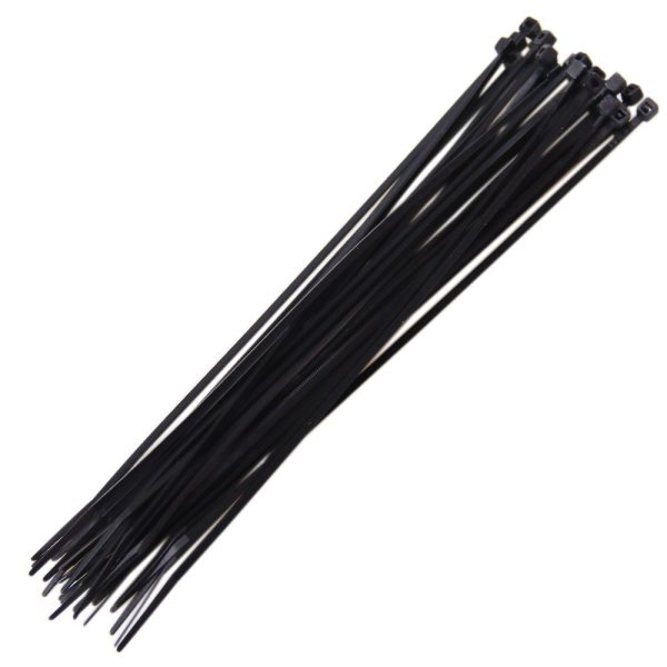 Abraçadeira Preta de Nylon 2,5 x 200mm 20 Unidades BEMFIXA-9284