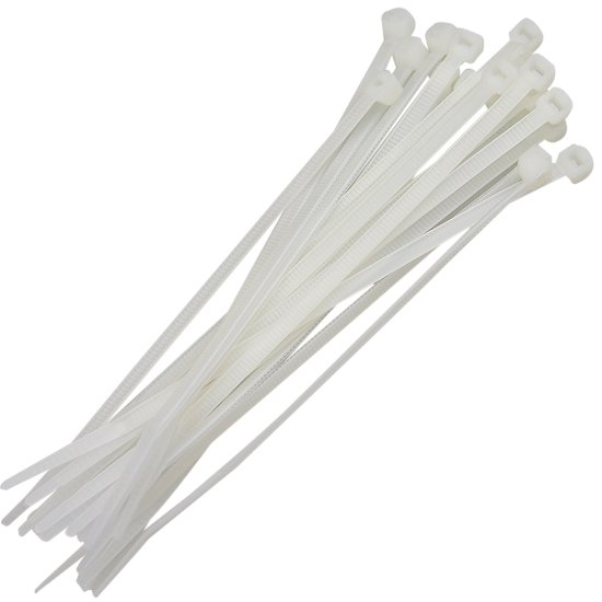 Abraçadeira de Nylon 140 x 3,6mm Branca com 20 Unidades VONDER-2815140020