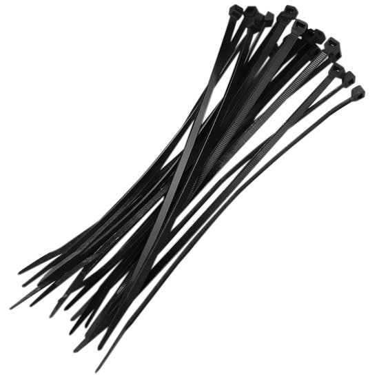 Abraçadeira de Nylon 200 x 4,8 mm Preta 20 Unidades VONDER-2815200348