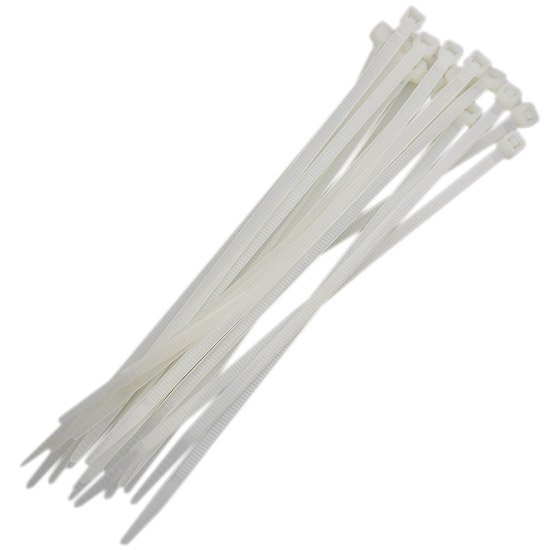 Abraçadeira de Nylon 200 x 4,8mm Branca 20 unidades VONDER-2815200048