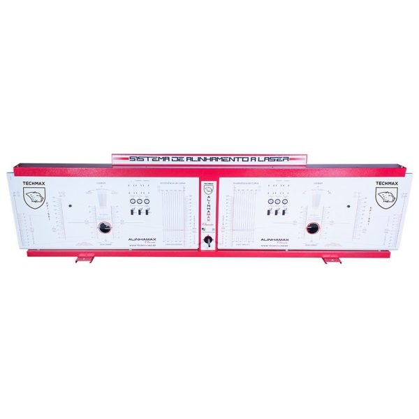 Alinhador a Laser Dianteiro e Traseiro para Vala e Rampa com Painel Classic Alinhamax ALP1 TECHMAX-1767389