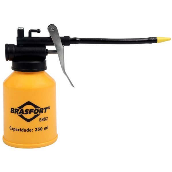 Almotolia Plástica com Bico Flexível 250ml BRASFORT-8882
