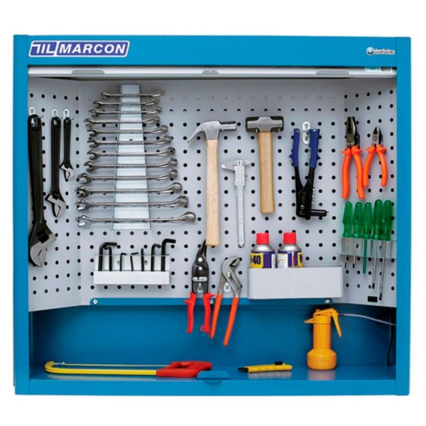 Armário de Parede com Painel Perfurado com Kit GS1 MARCON-AM-6
