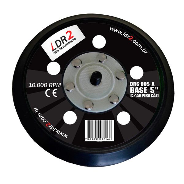 Base para Lixadeira Roto Orbital com Aspiração 5 Pol. LDR2-DR6-005-A