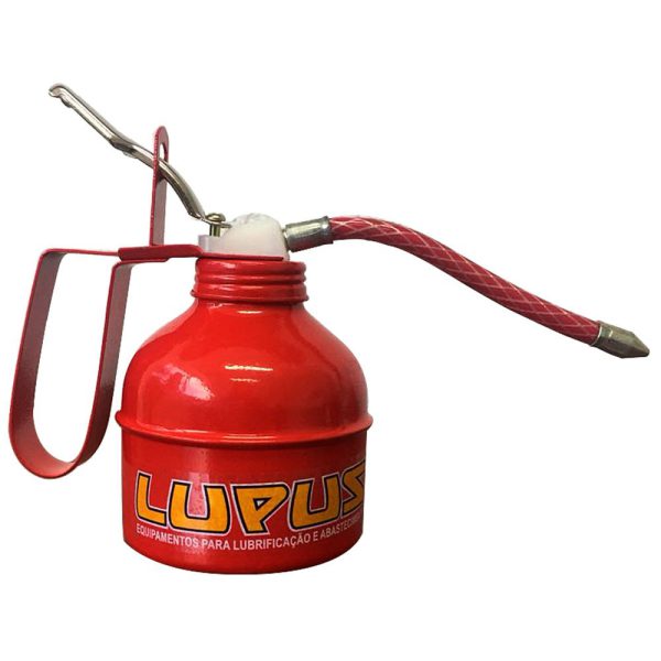 Bomba Almotolia Manual para Óleo 250ml com Bico Flexível LUPUS-2009-V