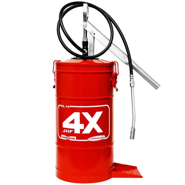 Bomba Manual para Graxa 14Kg Vermelho HYDRONLUBZ-8485