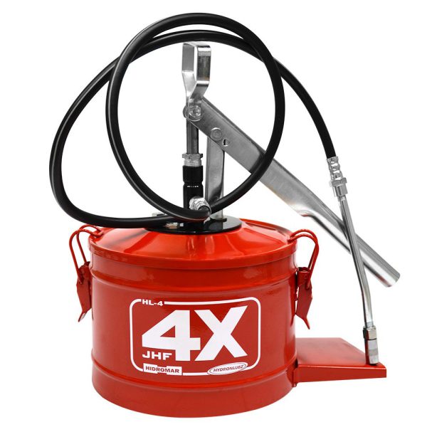 Bomba Manual para Graxa 4kg Vermelho HL-4 HYDRONLUBZ-8487