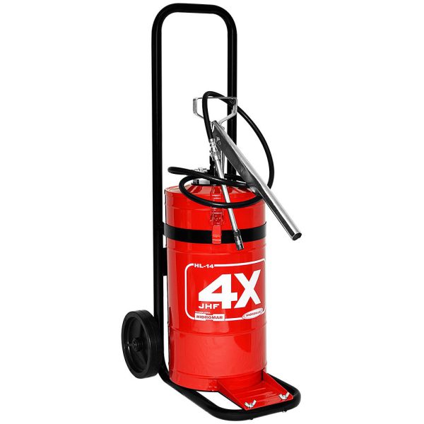 Bomba Manual para Graxa com Carrinho e Reservatório 14 Kg HYDRONLUBZ-8489