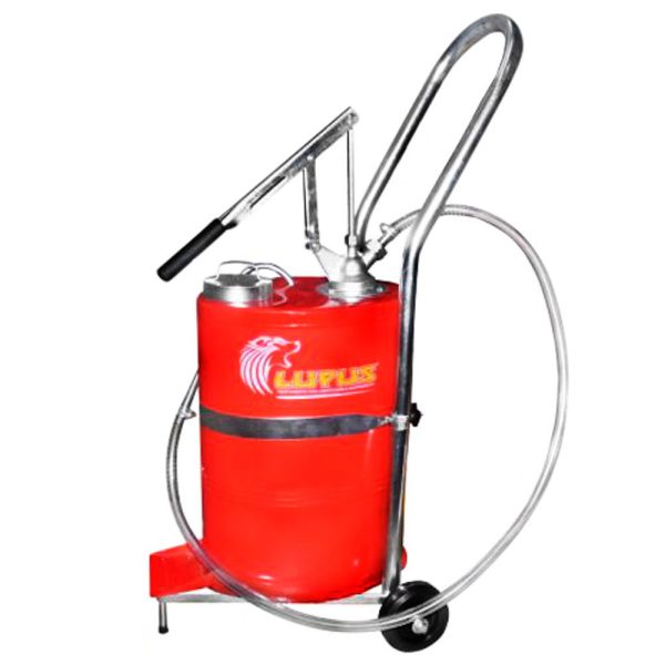 Bomba Manual para Óleo Lubrificante 18 Litros com Carrinho LUPUS-9005-C