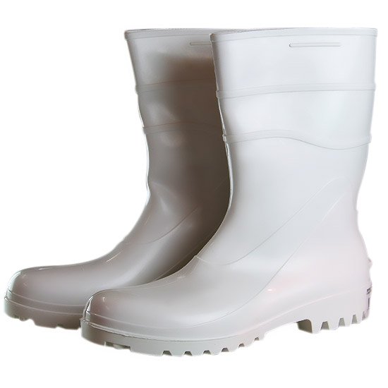 Bota Impermeável de PVC Acqua Flex com Cano Curto Branco N° 37 BRACOL-82BPC600CCB37