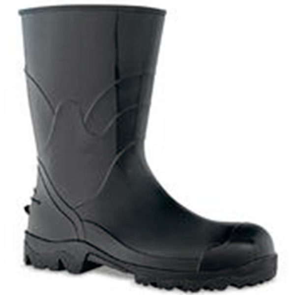 Bota PVC Preta sem Forro Cano 30cm n° 41 PROTEPLUS-PPP206-41