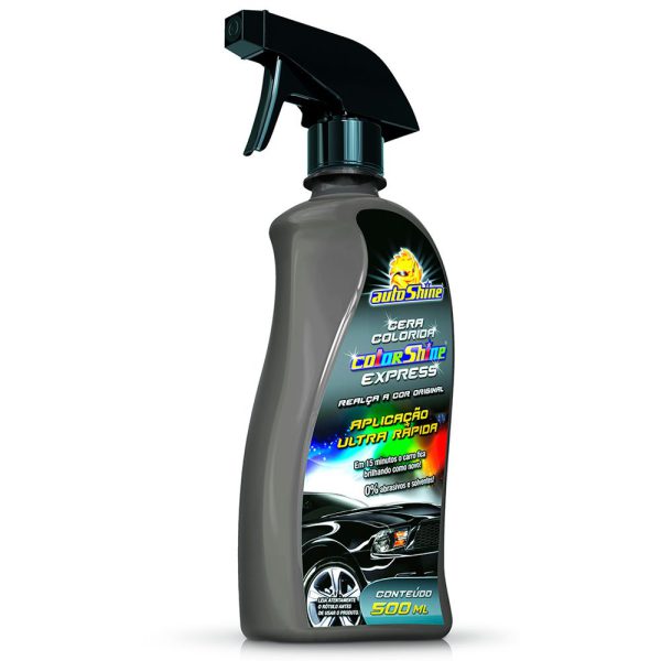 Cera em Spray Colorshine Express 500ml Prata AUTO SHINE-12540