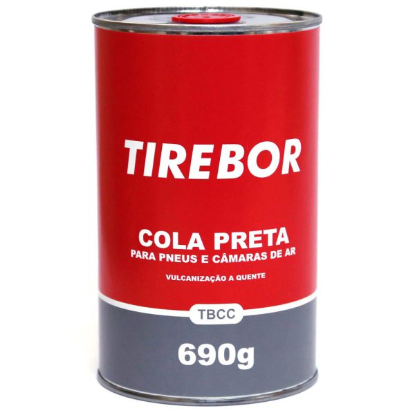 Cola Preta para Pneus e Câmaras de Ar com 690g SCHEBOR-TBCC