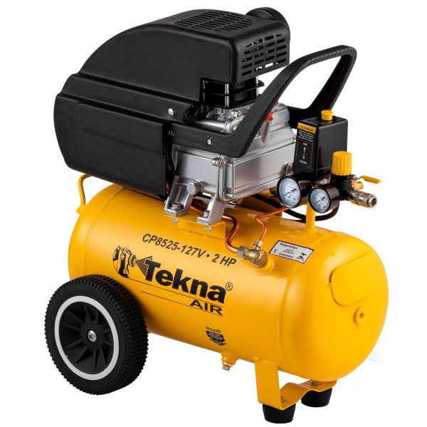 Motocompressor de Ar 2HP 24L 8,5 Pés 220V TEKNA-CP-8525