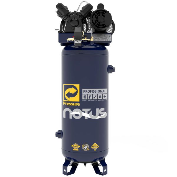 Compressor de Ar Vertical Notus 10 Pés 100L 2HP 110/220V PRESSURE-8975701025