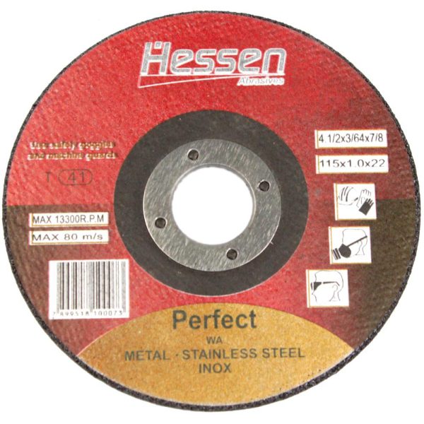 Disco de Corte Fino 115 X 1.0 X 22 mm HESSEN-19555