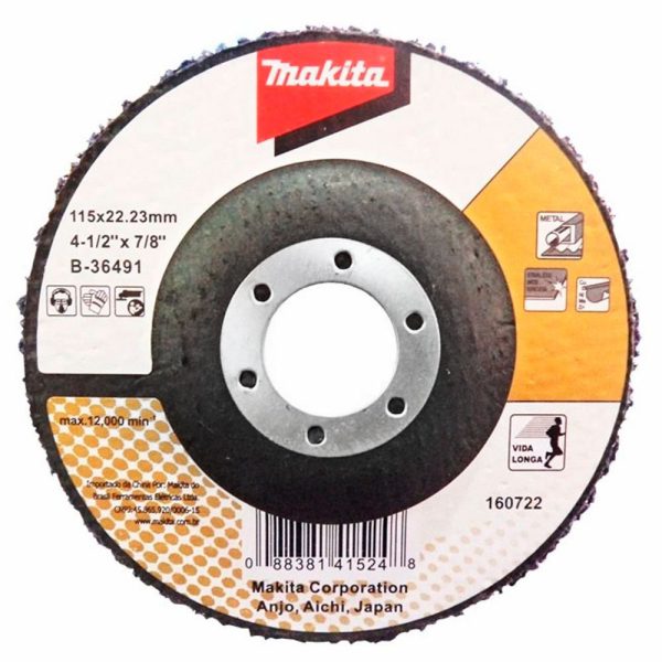 Disco de Limpeza Long Life 115 x 22,23mm MAKITA-B-36491