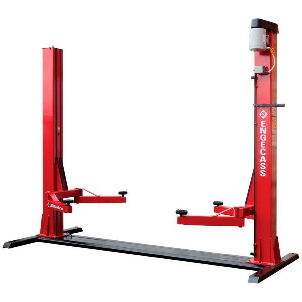 Elevador Automotivo 2,6T ECO-2600 Vermelho Lubrificação a Óleo Trifásico 220V ENGECASS-40964
