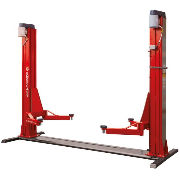 Elevador Automotivo Vermelho 4,1T Lubrificação a Graxa EC 4100 2 x 4CV Trifásico 220V ENGECASS-40972