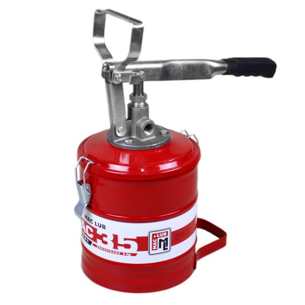 Engraxadeira Manual de 5 Kg 3.000 PSI com Mangueira 1,30m MAC LUB-MAC35EXPORT