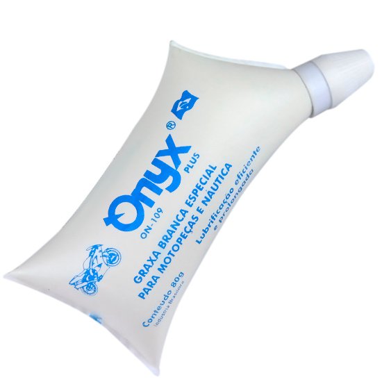 Graxa em Sachê Branca para Moto-Peças e Náutica 80 Gramas ONYX-ON-109