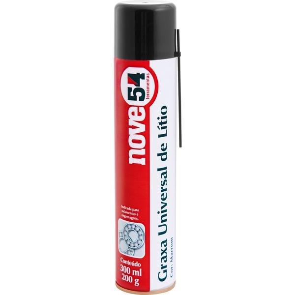 Graxa em spray marrom, base de lítio, 200 g NOVE54 NOVE54-5122020200