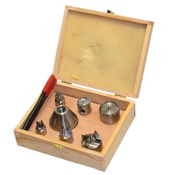 Jogo de Arrastadores Intercambiáveis 1 Pol. 8TPI com Adaptador para Torno MR-1218 MANROD-00877268054375