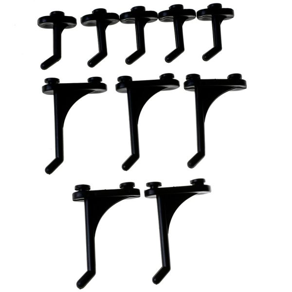 Kit de Ganchos Reto para Painel Porta Ferramentas com 10 Peças NOVE 54-3540001003