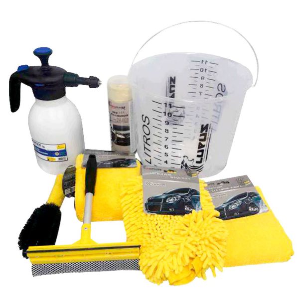 Kit para Estética Automotiva com 8 Acessórios LUPUS-PIN2018-2