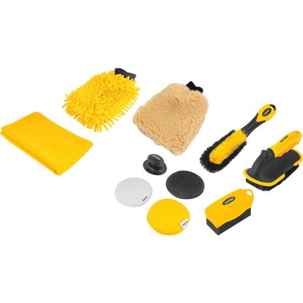 Kit para limpeza automotiva, com 10 peças, VONDER-6364010010