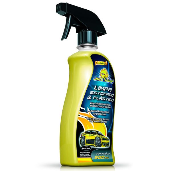 Limpa Estofado e Plástico 500 ml AUTO SHINE-15015