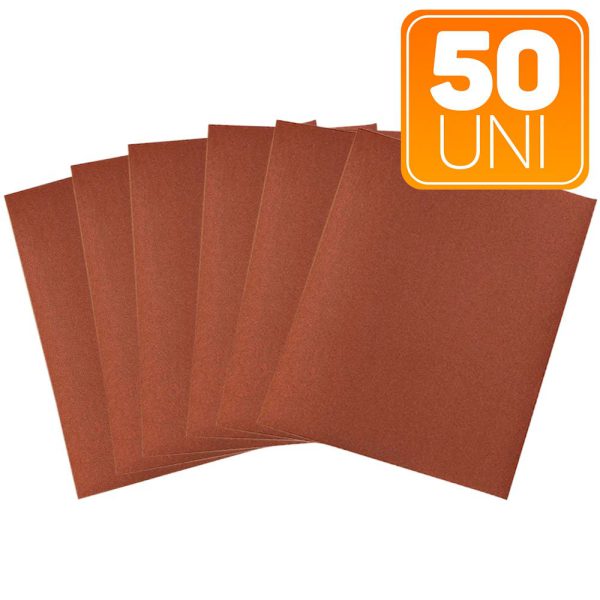 Lixa Massa Trionite Grão 150 225 x 275mm com 50 Folhas LIXAS TATU-A29301500050