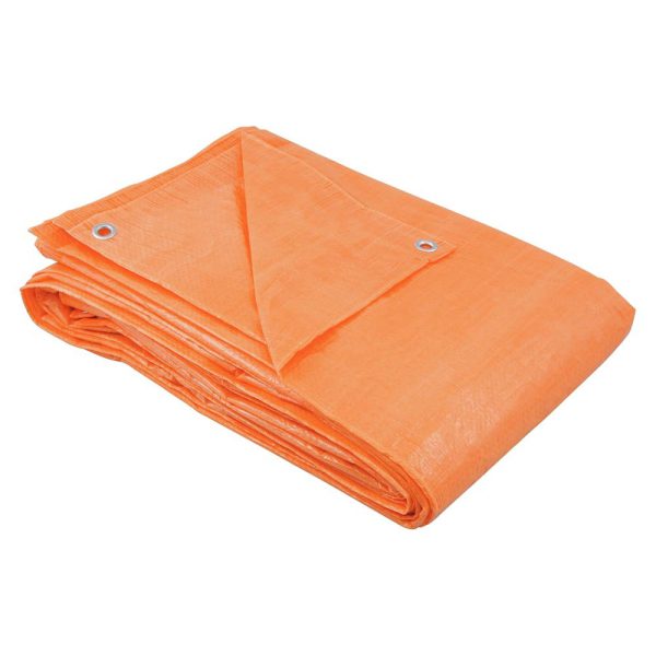 Lona de Polietileno 100 Micra Laranja 8 x 6 Metros NOVE 54-6168086000