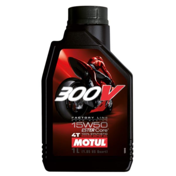 Lubrificante 300V 15W50 1L Factory Line Road Racing para Motocicletas MOTUL-MT308