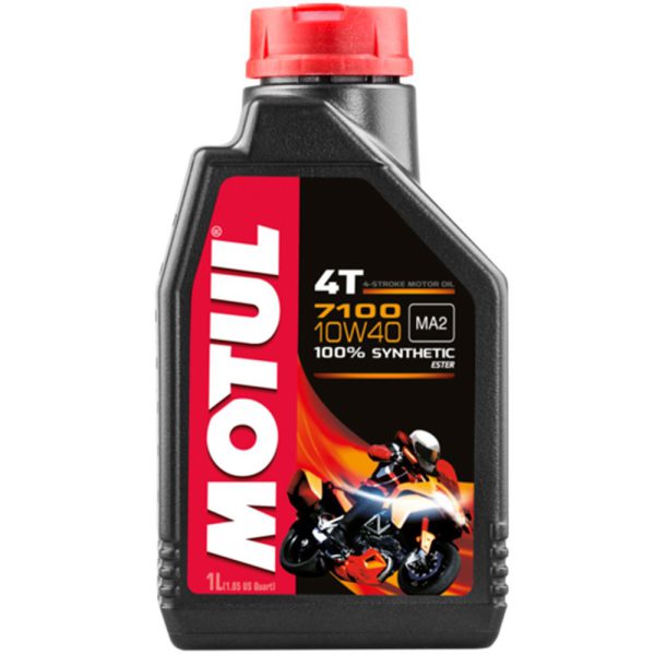 Lubrificante 7100 10W40 Éster 4T 1L para Motor de Motos MOTUL-MT340