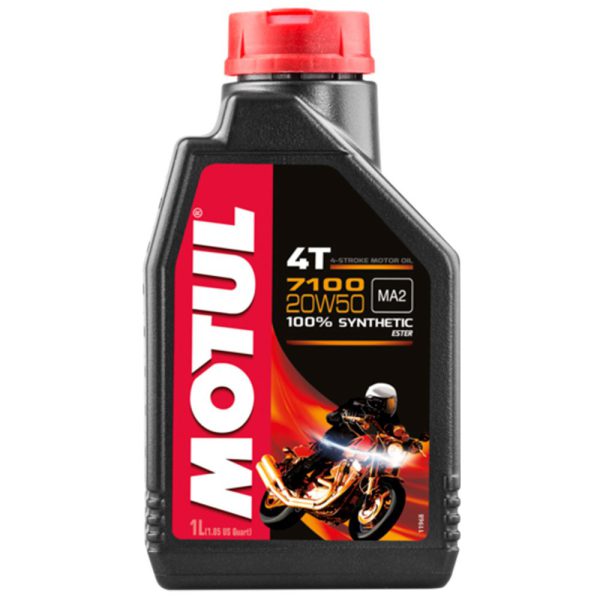 Lubrificante 7100 20W50 Éster 4T 2 Cilindros 1L para Motor de Motos MOTUL-MT343