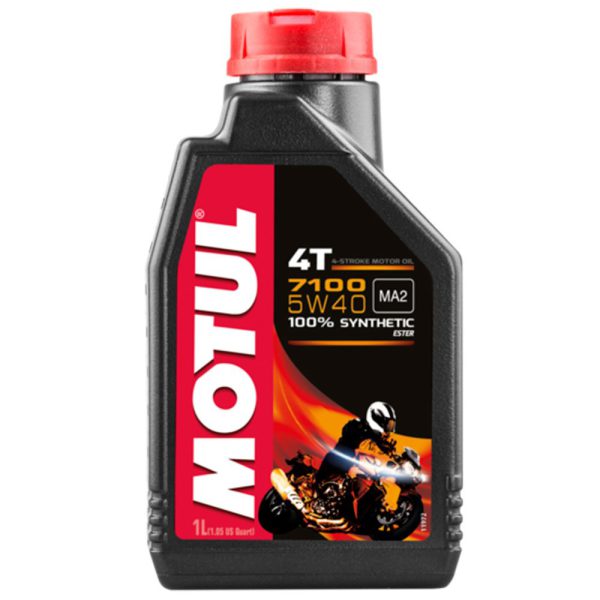 Lubrificante 7100 5W40 Éster 4T 1L para Motor de Motos MOTUL-MT345