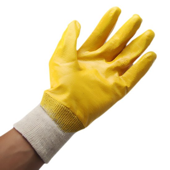 Luva Látex Nitrílico Amarelo OMEGA-OMG0002