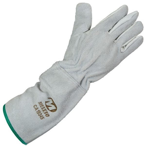 Luva Mista de Vaqueta com Raspa com Punho de 20 cm MELETO-LMV20