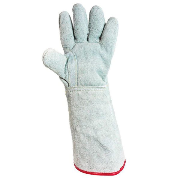 Luva de Soldador com Cano Longo 20cm - Tamanho Único PROTEPLUS-PPM13