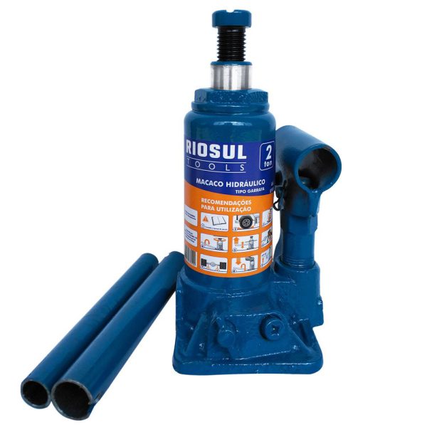 Macaco Garrafa Hidráulico 2 Toneladas RIOSUL TOOLS-R07-0001