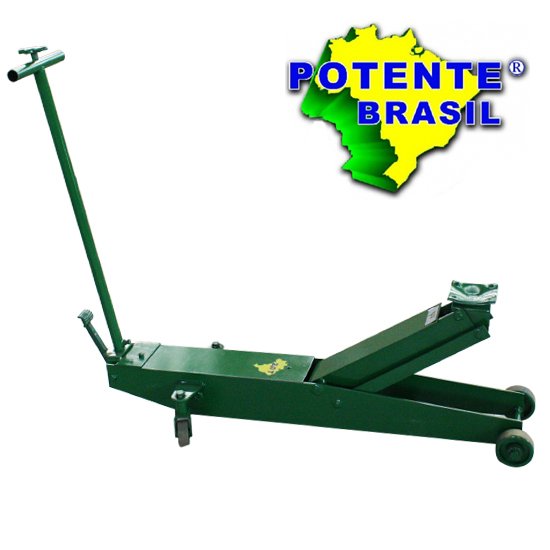 Macaco Jacaré 2 Toneladas Longo com Roda de Poliuretano POTENTE BRASIL-01.02.JACO2L/PU