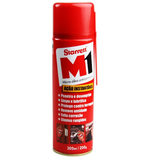 Micro Óleo Anticorrosivo Spray M1 300ml STARRETT-M1300ML
