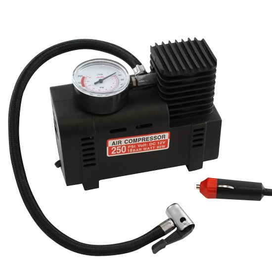 Mini Compressor de Ar 80W 250 PSI 12V BREMEN-6203