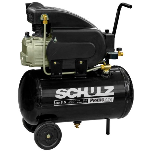 Motocompressor Pratic Air 8,5 Pés 25L 2HP 220V SCHULZ-CSI-8525-AIR