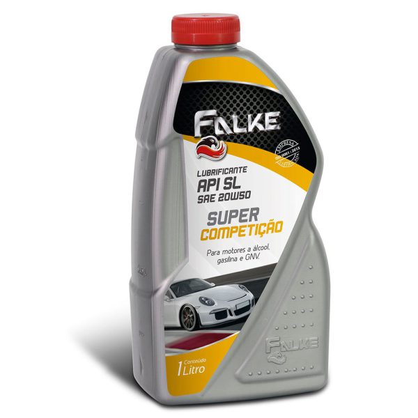 Óleo Lubrificante API SL SAE 20W50 Super Competição 1L FALKE-T3FA0047