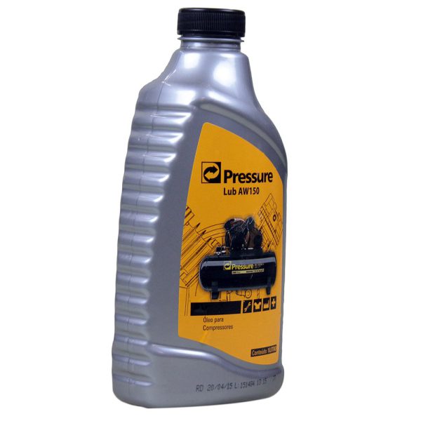 Óleo Lubrificante para Compressor Pistão 1 Litro AW150 PRESSURE-AW150