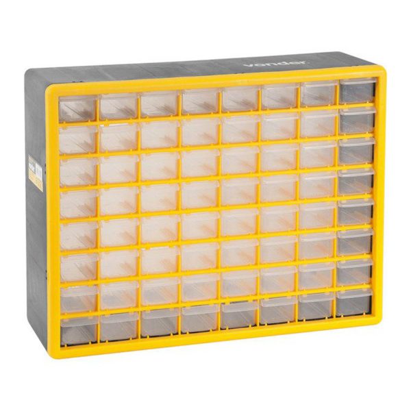 Organizador Plástico com 64 Gavetas OPV 310. VONDER-6108310000