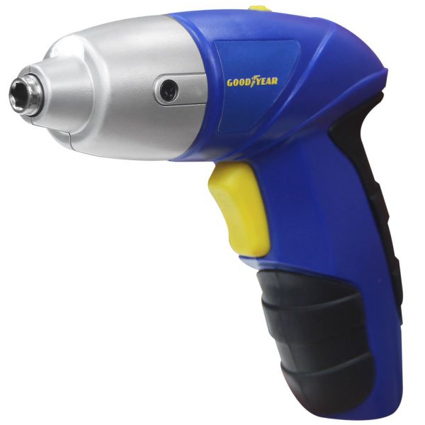 Parafusadeira a Bateria 4,8V 1/4 Pol. com Carregador Bivolt e 4 Bits GOODYEAR-GYDC-16000-2